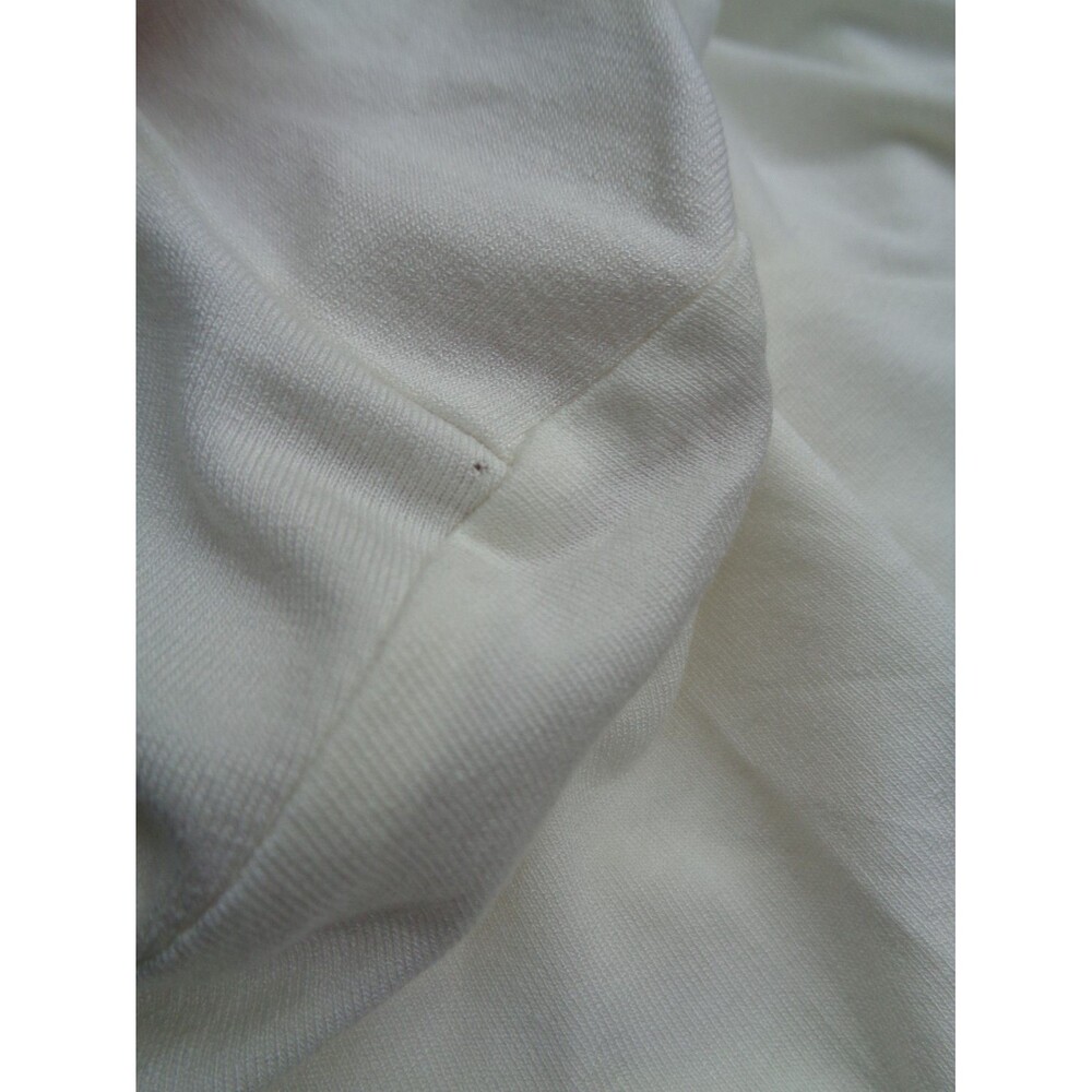 J Jill Wearever Collection Tiered Sleeve Top Size XL Ivory Cream Black New - Picture 10 of 11
